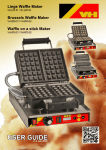 VH Professional Waffle Iron User Manual