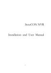 SecuCON NVR - User`s Manual - EN -V1.1