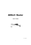 ADSL2+ Router on-line manual