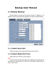 Backup User Manual - Mammoth Technologies