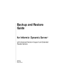 Backup and Restore Guide for Informix Dynamic