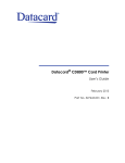 Datacard CD800 User Manual PDF