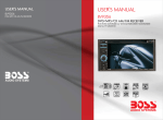 Boss Audio Car Stereos User Manual