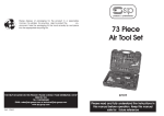 73 Piece Air Tool Set