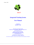 Integrated Tracking System User Manual