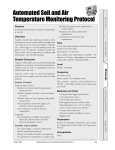 Automated Soil and Air Temperature Monitoring