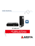 AP-3400 User Manual