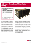CPCI Rack – Single Euro with Conduction Cooling