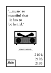 "...music so beautiful that it has to be heard." 2101