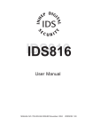 IDS816 User Manual