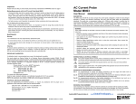 AEMC Instruments AEMC MN03 Current Transformer Manual