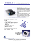 RADOS RAD-60 PERSONAL ALARM DOSIMETER