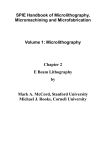 Microlithography Chapter 2 E Beam Lithography b