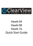 Hawk Series DVR Quick Start Guide V1.1