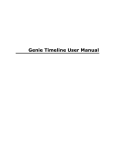Genie Timeline User Manual