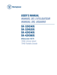 USER`S MANUAL MANUEL DE L`UTILISATEUR