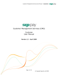 Customer Management Services