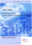TC1765 User`s Manual Peripheral Units