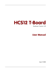 HCS12 T-Board V1.00 Manual EN