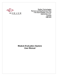 Module Evaluation System User Manual