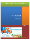 stdm user guide version 1.0 - Social Tenure Domain Model