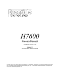 H8000 Presets Manual