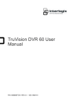 TruVision DVR 60 User Manual