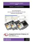 Transformer Turns Ratio Analyzer (TTRA) VERSION 12.x