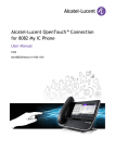 Alcatel-Lucent OpenTouch™ Connection for 8082 My IC Phone