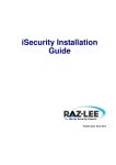 iSecurity Installation Guide - Raz-Lee