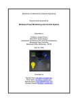 Wireless Power Monitoring and Control System