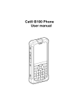 Cat® B100 Phone User manual