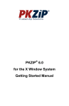 PKZIP 6.0 for the X Window System Getting Started