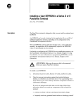 2711-2.3, Installing a User EEPROM in a Series D or E PanelView