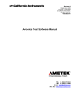 Avionics Test Software Manual