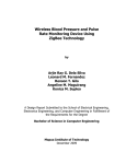 Wireless Blood Pressure and Pulse Rate Monitoring Device Using