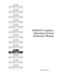 AMIGOS Graphics Operating System Reference Manual