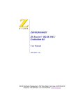 Z8 Encore! 8K/4K MCU Evaluation Board User Manual - Digi-Key