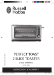 PERFECT TOAST 2 SLICE TOASTER