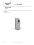 VSD Series Drives User Manual - Johnson Controls | Product