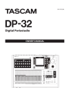 DP-32 Owner`s Manual Jul 10, 2012 table specified by