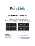 PureLink HTR Rx Manual