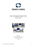 Open Labs Production Station Manual