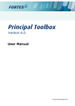 Principal Toolbox 5.0 User Manual - Introduction to the Principal