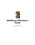 WebRamp 700s User`s Guide