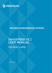 SensorMate User Manual - Pentair Environmental Systems