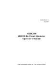 M68ICS08SOM User`s Manual