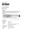 User`s Guide Gas Leak Detector Model CO52