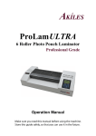 ProLam Ultra-X10 User Manual