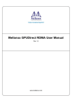 Mellanox GPUDirect RDMA User Manual